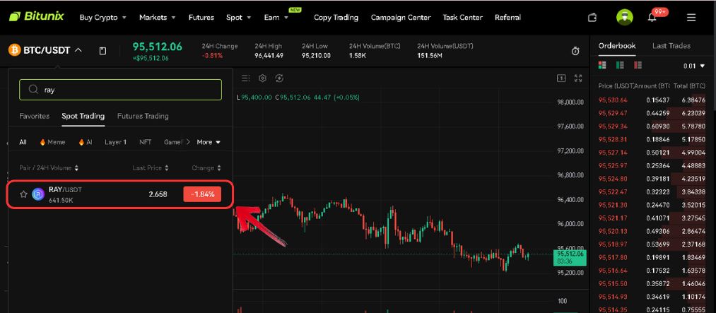 buy Raydium Tokens