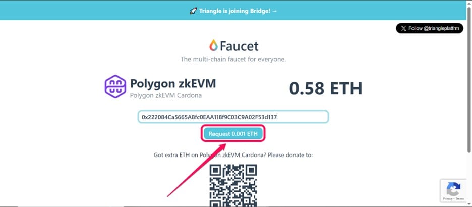Get Polygon zkEVM Testnet Tokens