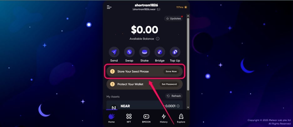Get Started With Meteor Wallet