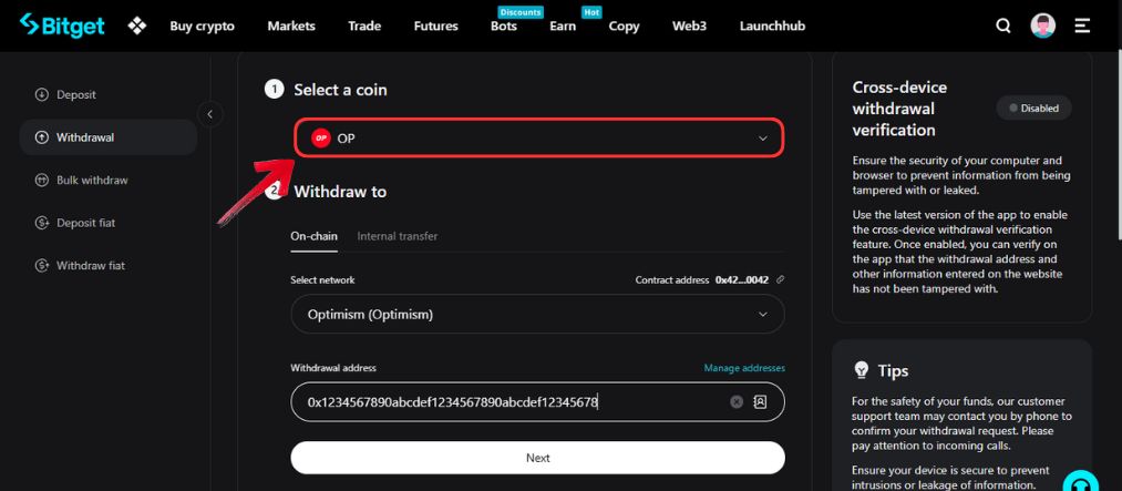 buy Optimism tokens
