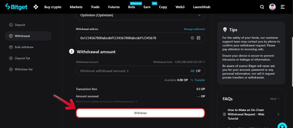 buy Optimism tokens