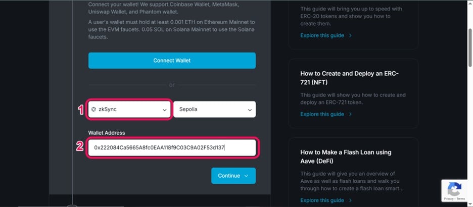 How to Get ZkSync Era Testnet Tokens