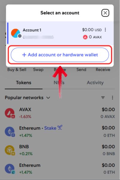 Crea un account Solana su MetaMask