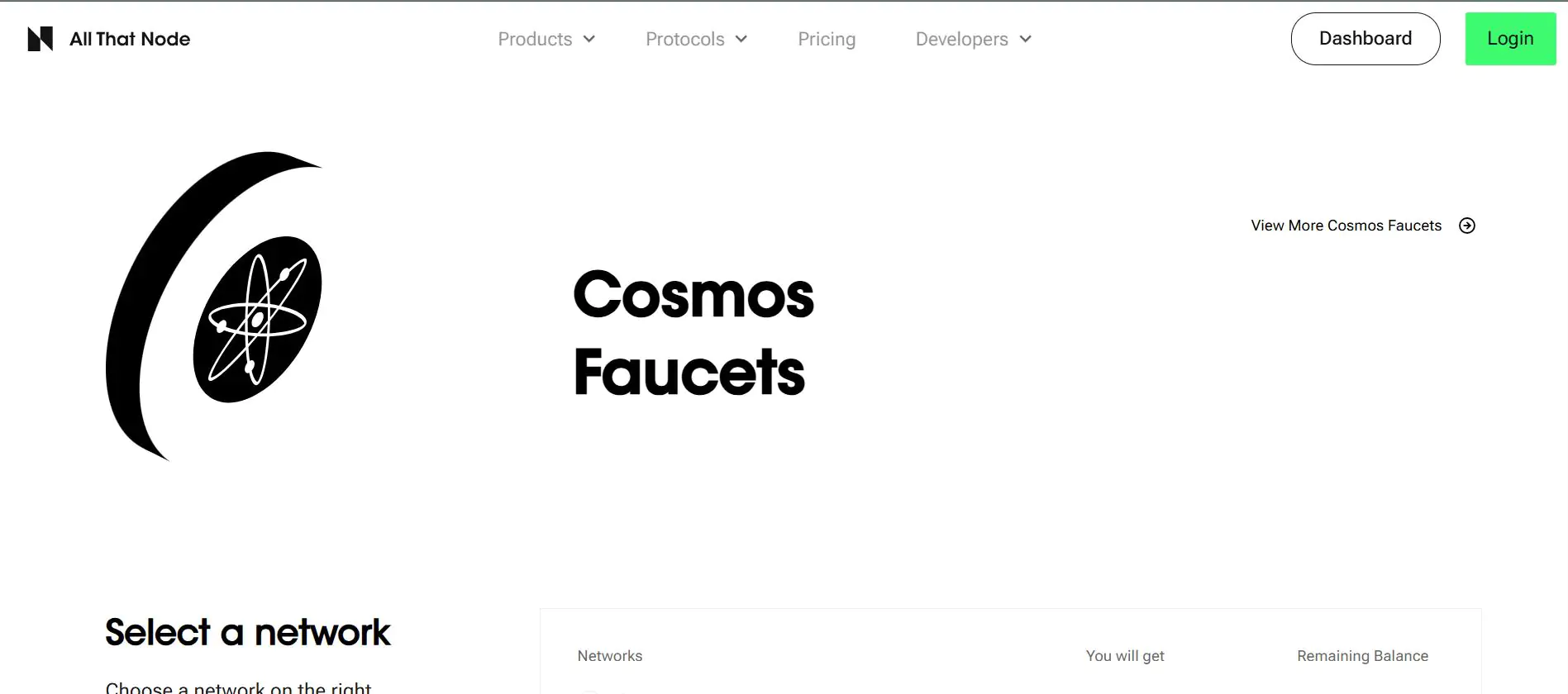 Cosmos Testnet tokens
