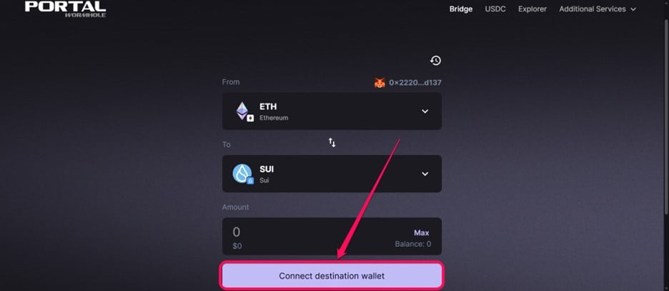 Bridge to SUI