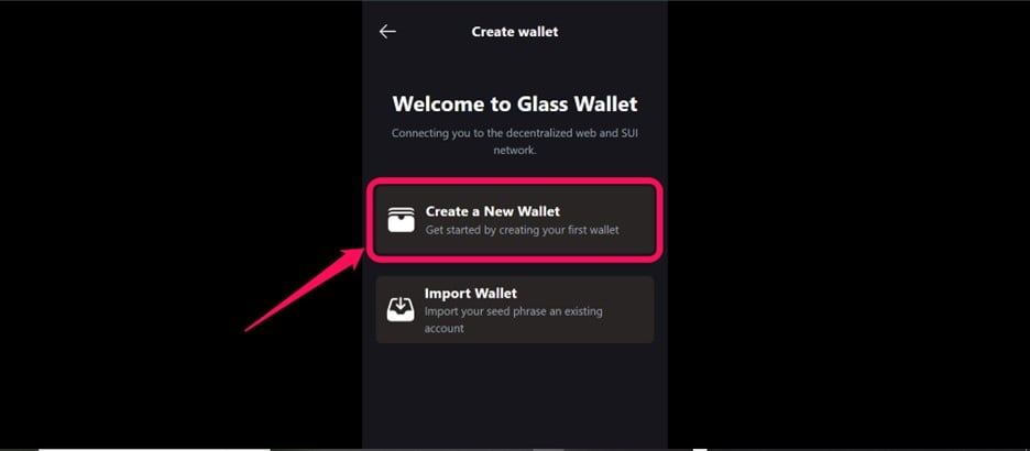 Get Started With Glass Wallet