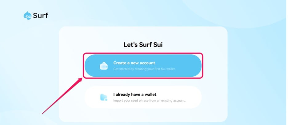 Get Started with Surf Wallet