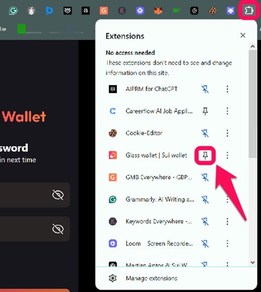 Get Started With Glass Wallet