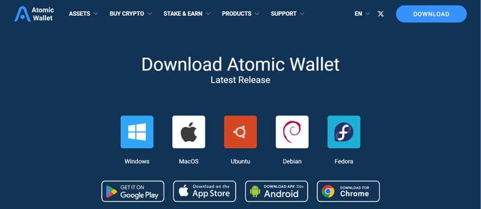 Comience a usar Atomic Wallet