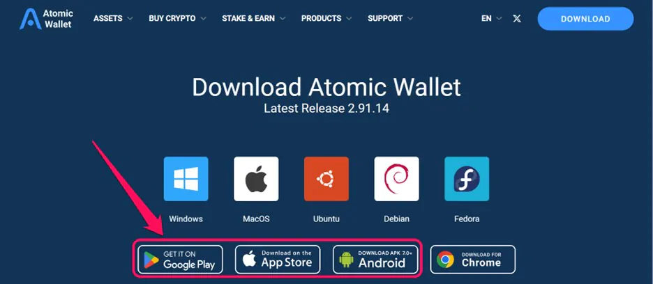 Comience a usar Atomic Wallet