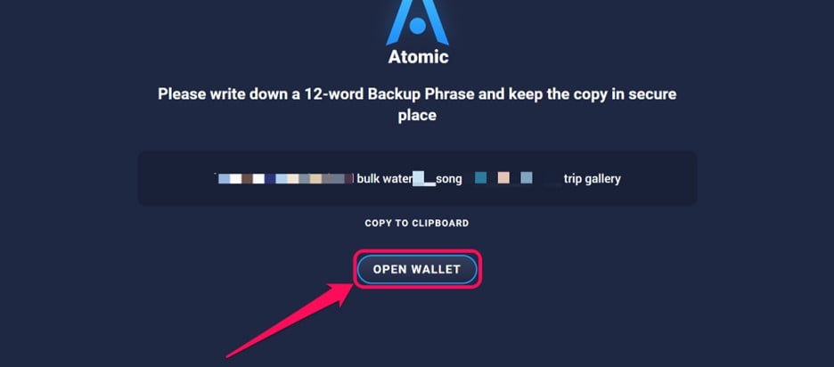 Comience a usar Atomic Wallet