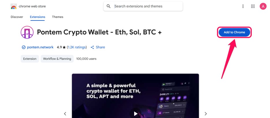 Get Started with Pontem Wallet