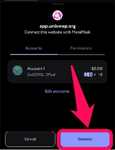 Uniswap을 사용하여 MetaMask를 사용하여 토큰을 교환하세요