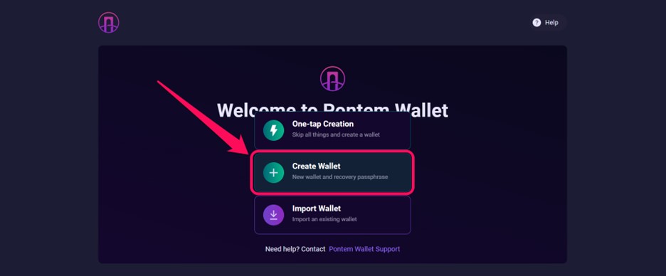 Get Started with Pontem Wallet