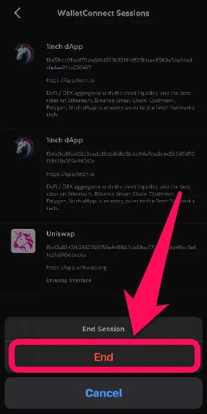 Utilizzare Metamask con WalletConnect