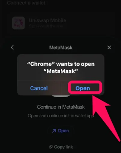 Utilizzare Metamask con WalletConnect