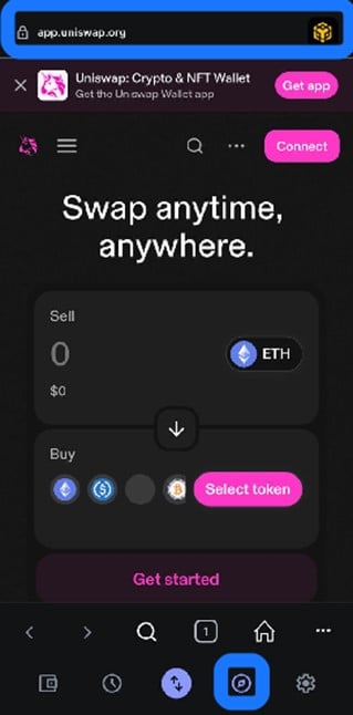 Uniswap을 사용하여 MetaMask를 사용하여 토큰을 교환하세요