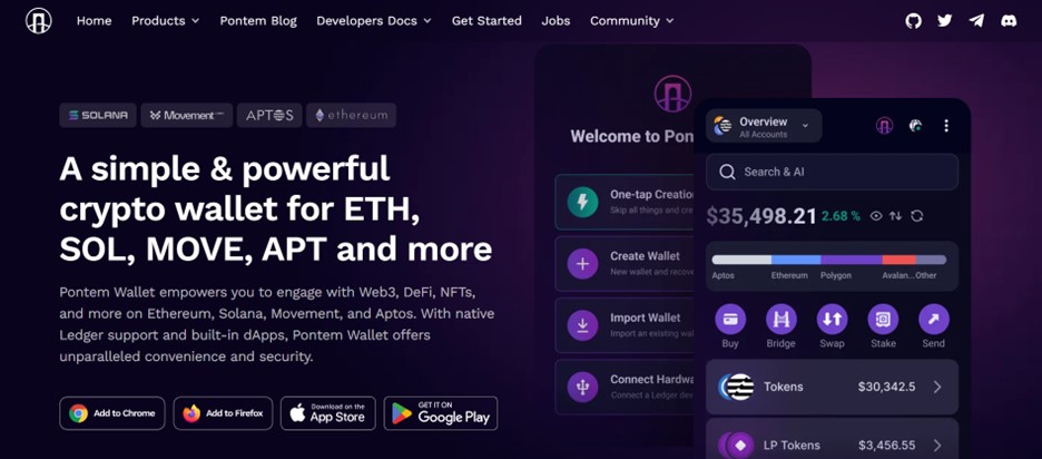 Get Started with Pontem Wallet