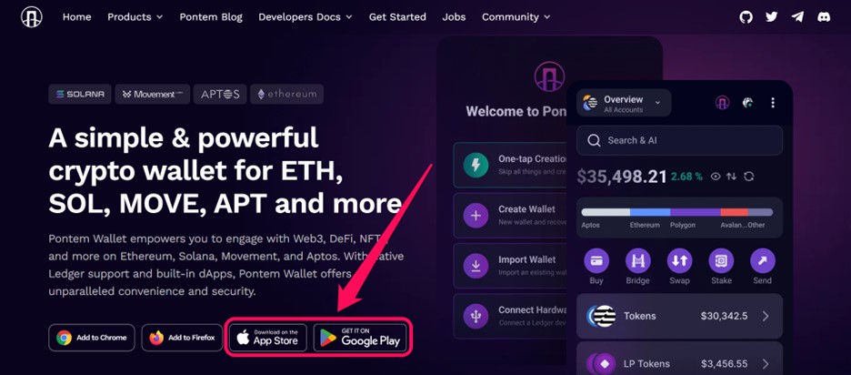 Get Started with Pontem Wallet