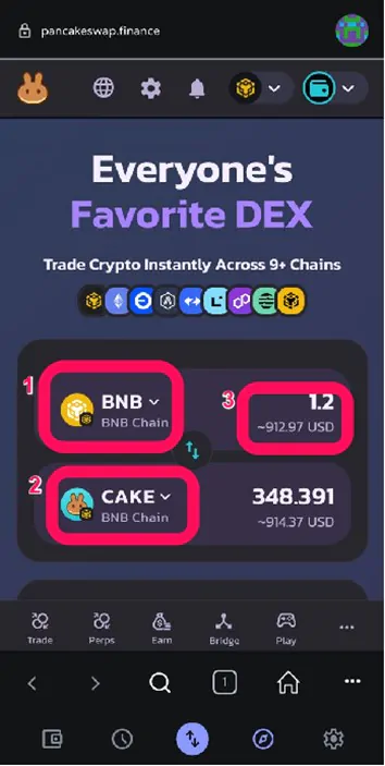 Use PancakeSwap to Swap Tokens Using Metamask