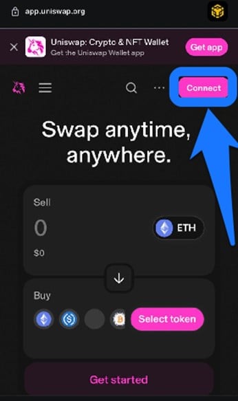 Uniswap을 사용하여 MetaMask를 사용하여 토큰을 교환하세요