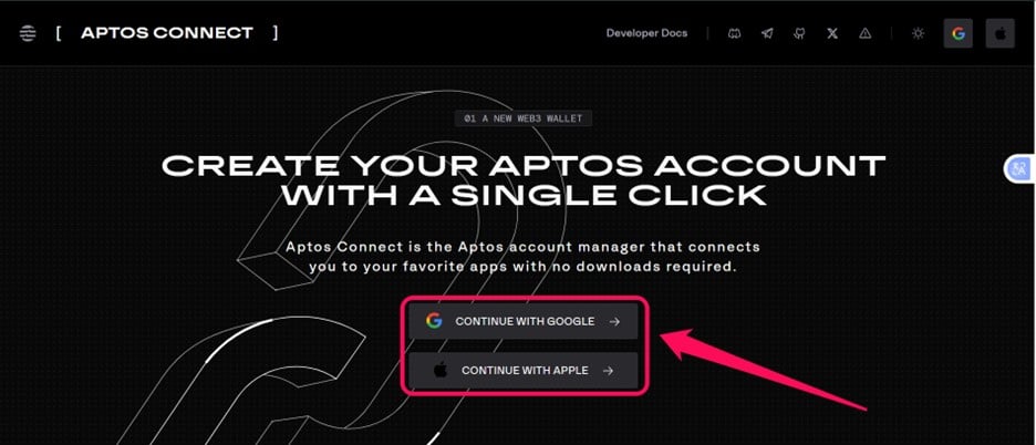 Get Started With Aptos Connect