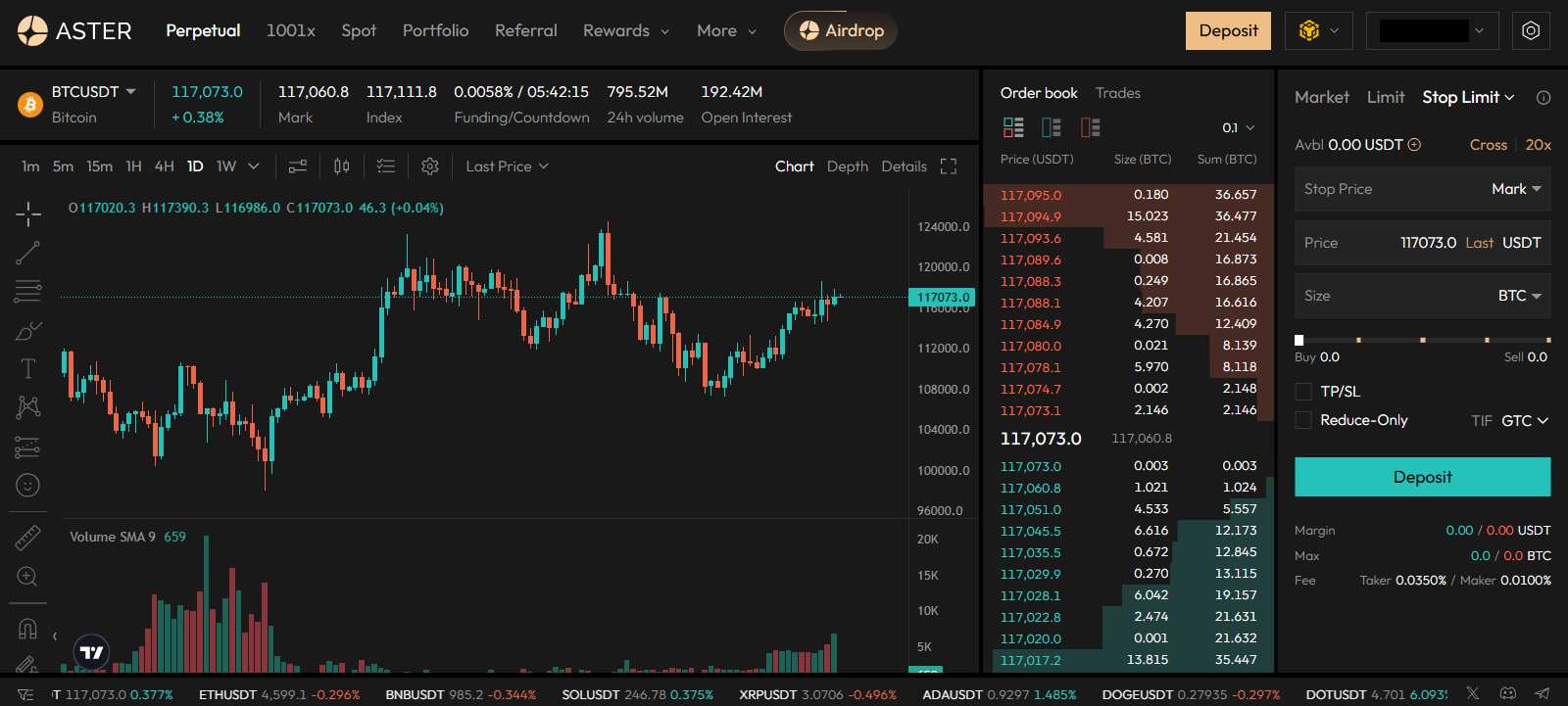 Aster DEX review