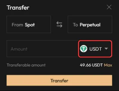 deposits and withdrawals on Aster DEX