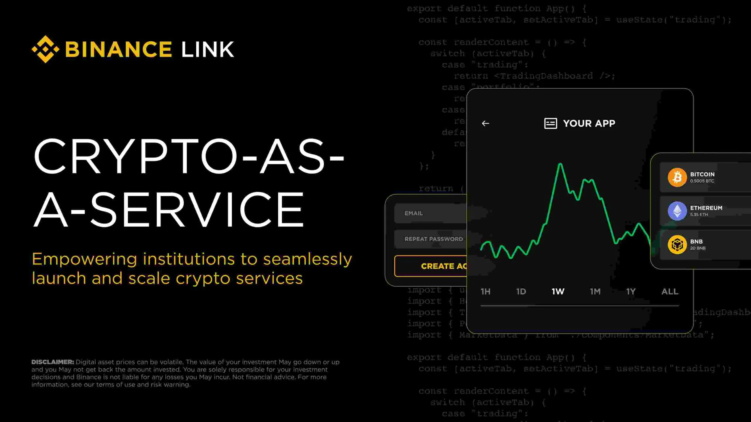 Binance Introduces Crypto-as-a-Service for Institutions