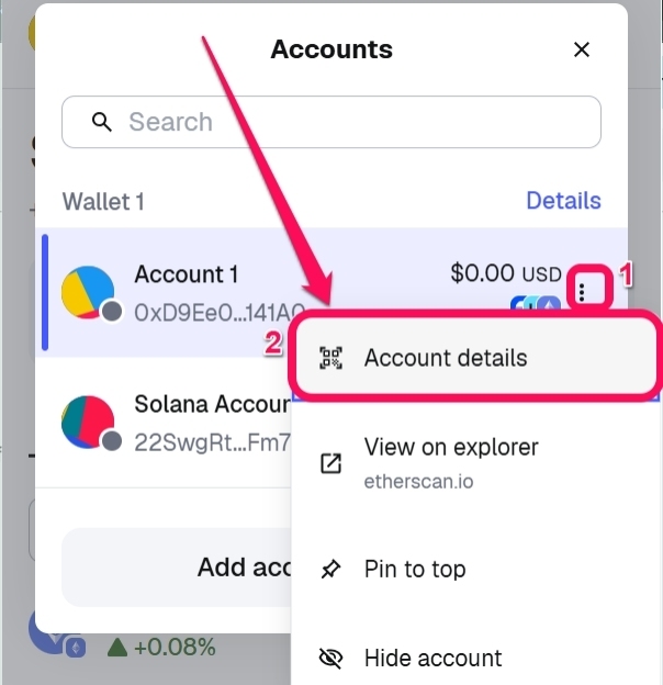 Find Your Private Key in MetaMask