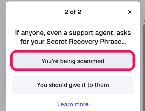 Find Your Secret Recovery Phrase in Metamask