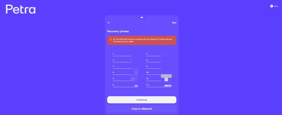 Get Started with Petra Wallet