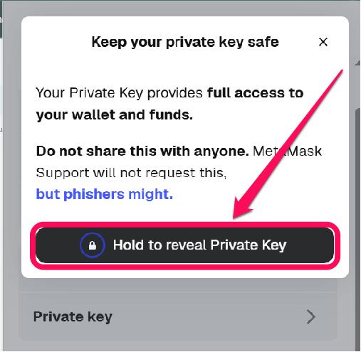 Find Your Private Key in MetaMask