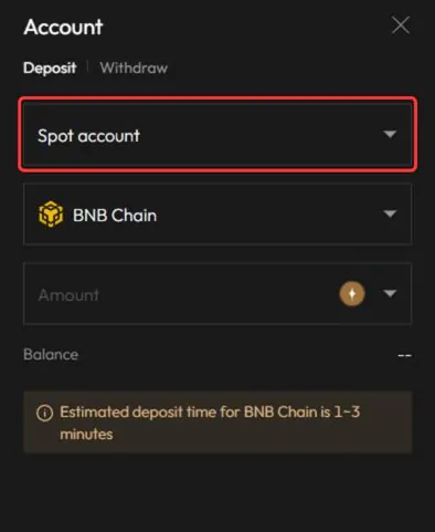 deposits and withdrawals on Aster DEX