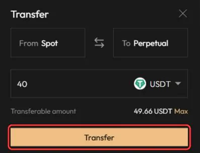 deposits and withdrawals on Aster DEX