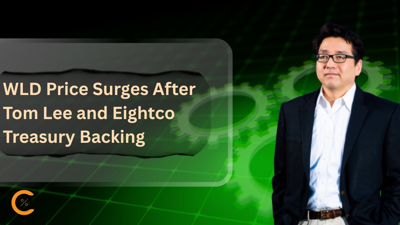 월드코인 급등: 톰 리와 에잇코 재무부 지원으로 WLD 가격 급등