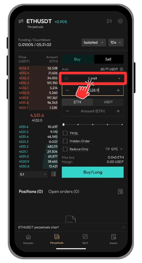 Aster DEX Mobile