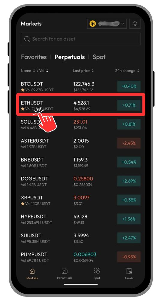 Aster DEX Mobile