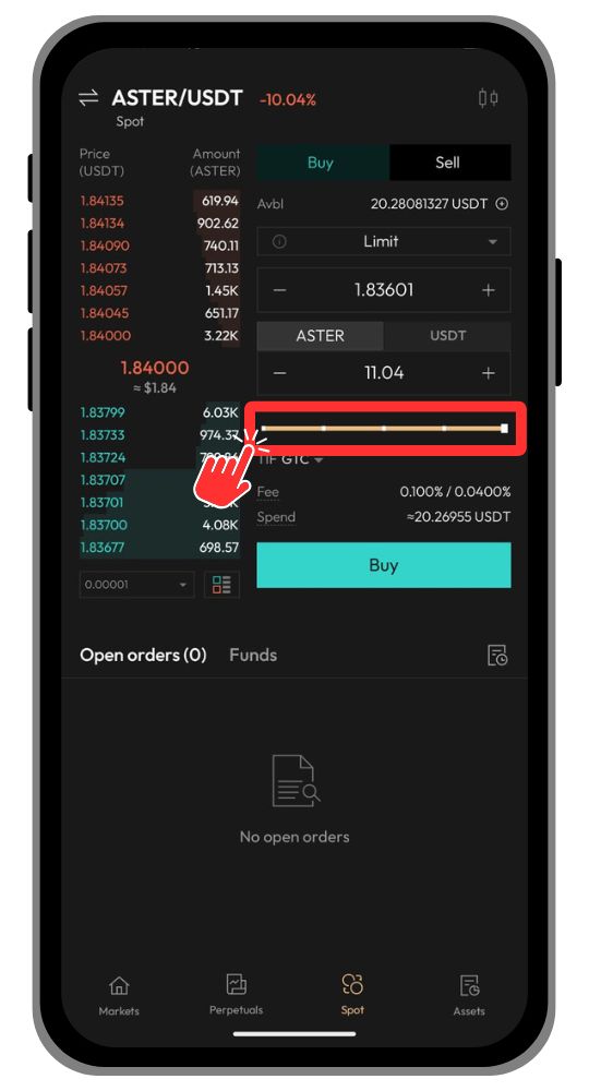 Aster DEX Mobile