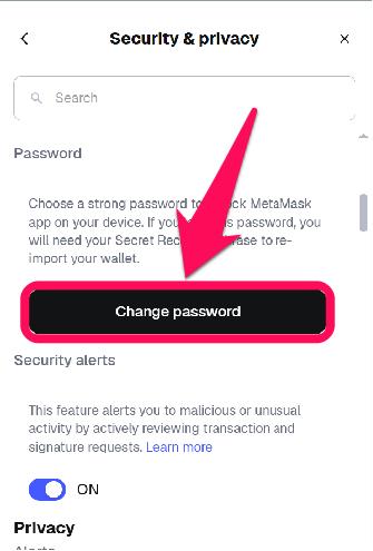 Change Your MetaMask Password Safely