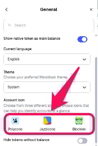 Change MetaMask Wallet Profile Picture