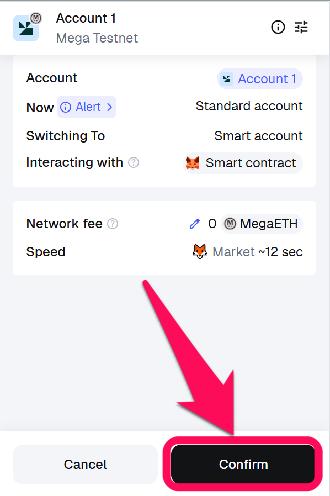 Switch to or Revert From a Smart Account on MetaMask