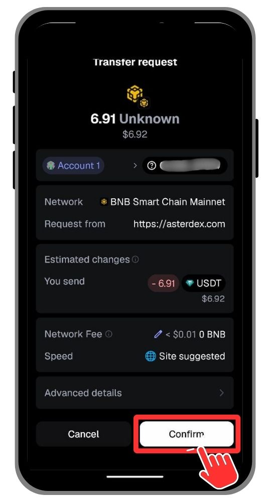 Aster DEX Mobile