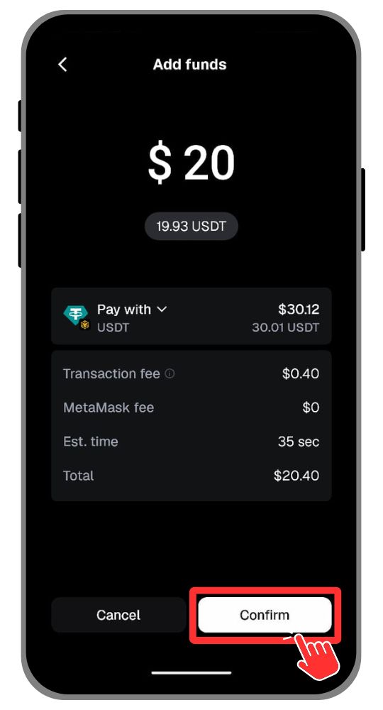 Trade Perps on MetaMask