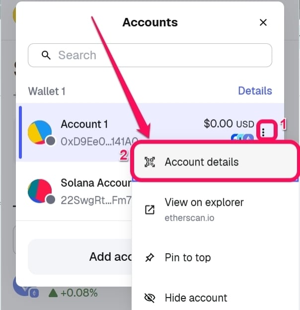 Change MetaMask Wallet Name