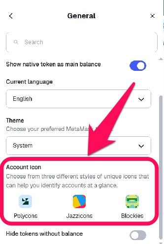 Change MetaMask Wallet Profile Picture