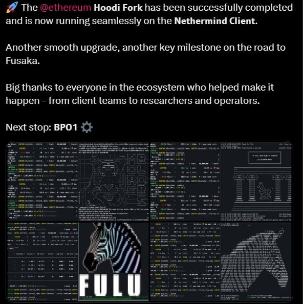 Ethereum's Fusaka Upgrade