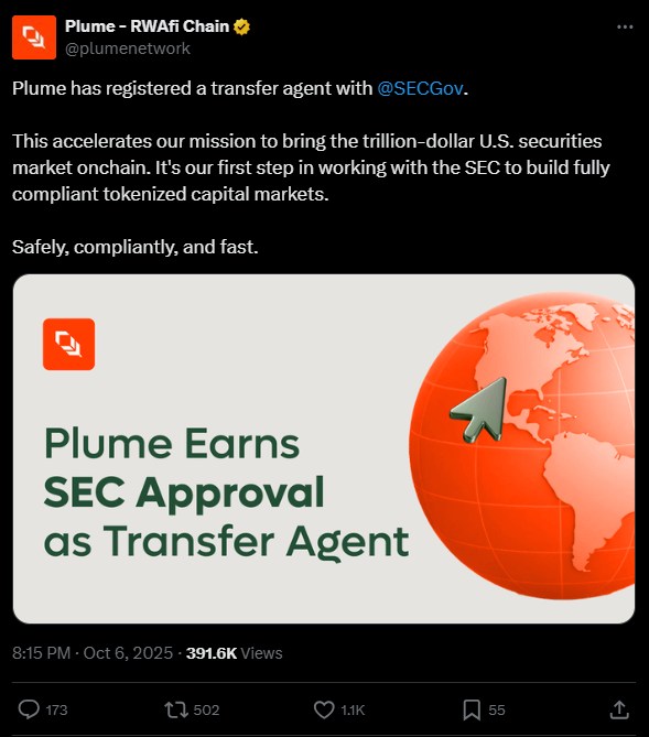 プルームネットワークSEC登録