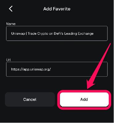 Mark dApps as Favorites in MetaMask Mobile