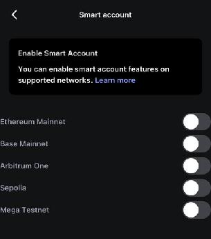 Switch to or Revert From a Smart Account on MetaMask